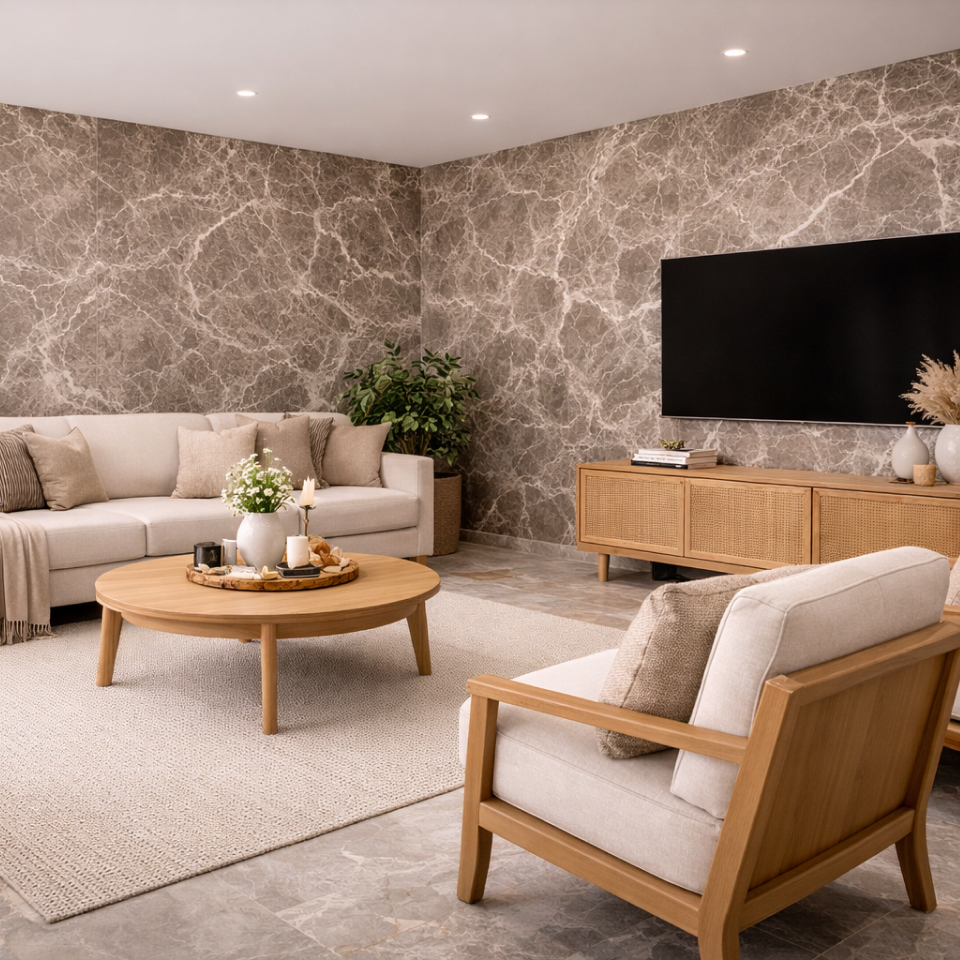 Interior wall covering